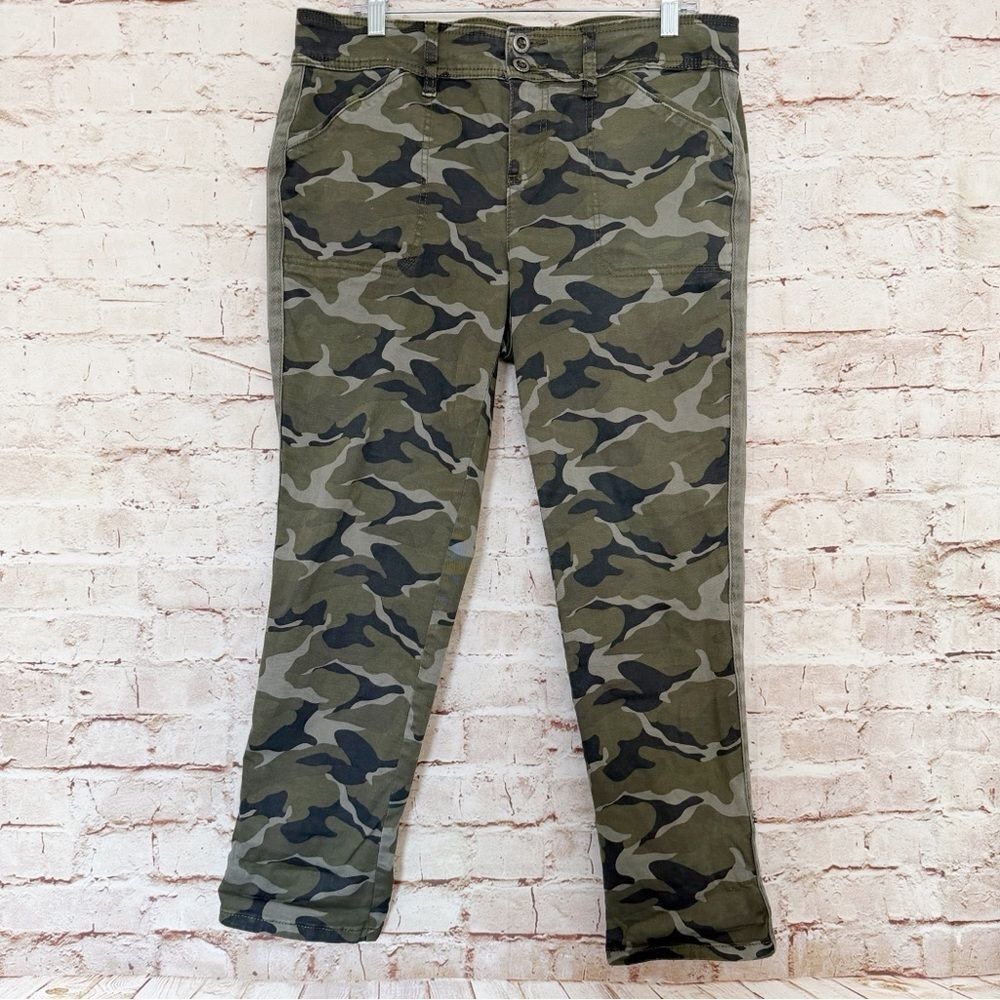 Torrid camouflage roll tab jeans